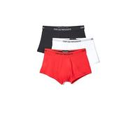 Emporio Armani Herren 111610cc722 Underwear, Mehrfarbig (Bianco/Rosso/Nero 23410), S EU