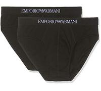 Emporio Armani Herren 2-Pack Brief Pure Cotton Slip (2er Pack)