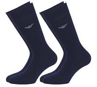 Emporio Armani Herren 2-Pack Short Socks, Marine, Einheitsgröße (2er Pack)