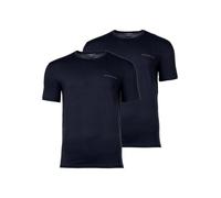 EMPORIO ARMANI T-Shirts Herren Rundhals Baumwolle blau, 4 (S)
