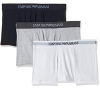 EMPORIO ARMANI 3P Boxershorts weiß grau blau M