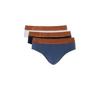 Emporio Armani Herren 3-Pack Brief Boxershorts, Bianco/VIN IND/Arman,
