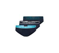 Emporio Armani Herren 3-Pack Brief Slip, Armani Blu/Armani Bl, L
