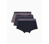 Emporio Armani Herren 3-Pack Trunk Badehose, AR.BLU/AR.BLU/Shark,