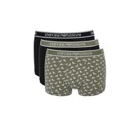 Emporio Armani Herren 3-Pack Trunk Badehose, BLK/BLK.Vet/BLK,