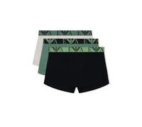 Emporio Armani Trunks im 3er-Pack mit elastischem Logo-Bund in Gruen, Größe XL