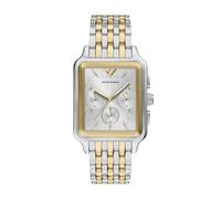 Emporio Armani Herren 38MM Silberfarbene Edelstahl Uhr, AR11752