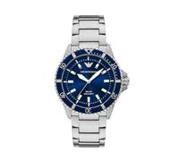 Emporio Armani Herren 42MM Silberfarbene Edelstahluhr, AR11697