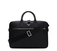 Emporio Armani Business Regenerated Aktentasche schwarz, Lederimitat, Herren