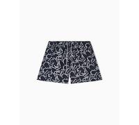 EMPORIO ARMANI Herren All Over Logo Boxer Schwarz M