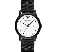 Emporio Armani Herren Analog Quarz Uhr mit Edelstahl Armband AR11046