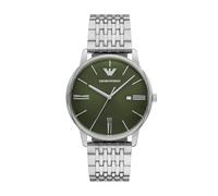 Emporio Armani Herren Analog Quarz Uhr mit Edelstahl Armband AR11644