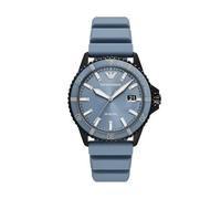Emporio Armani Herren Analog Quarz Uhr mit Silikon Armband AR11685