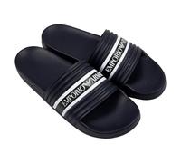Emporio Armani Herren Badeschuhe Badelatschen Badepantoletten, Farbe:Dunkelblau, Artikel:-U533 blue/black/white, Schuhgröße:EUR 44