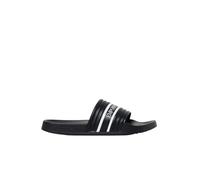 Emporio Armani Herren Badeschuhe Badelatschen Badepantoletten, Farbe:Schwarz, Artikel:-U532 black/white, Schuhgröße:EUR 45