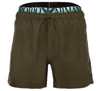 Badeshorts EMPORIO ARMANI "Badeshorts LOGOBAND 1er Pack", Gr. M, N-Gr, grün (oliv), Obermaterial: 100% Polyester PES. Futter: 100% Polyester PES., Badehosen Badeshorts (11374521-M) oliv