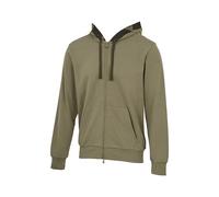 Emporio Armani Herren Basic Terry Hoodie Reißverschluss Sweatshirt Braun M, Vetiver, M