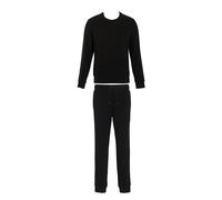 Emporio Armani Herren Basic Terry Loungewear Trainingsanzug, Schwarz, Größe M, Schwarz, M