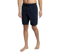 EMPORIO ARMANI Herren Sweatshorts - ICONIC PIQUET, Bermuda, Pique, Material-Mix Blau XL