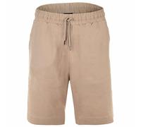 Bermudas EMPORIO ARMANI "Bermuda-Shorts LINEN BLEND 1er Pack", Herren, Gr. XL, N-Gr, braun (taupe), Obermaterial: 50% Leinen LI. 50% Viskose CV., Hosen Bermudas (20067825-XL) taupe