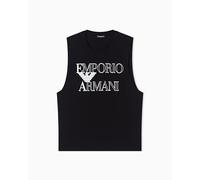 EMPORIO ARMANI Herren Bold Logo Crew Neck Tank Schwarz L