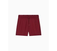 Badeshorts EMPORIO ARMANI "Badeshorts LOGOBAND 1er Pack", Gr. XXL, N-Gr, rot (burgund), Obermaterial: 100% Polyester PES. Futter: 100% Polyester PES., Badehosen Badeshorts (34782443-XXL) burgund