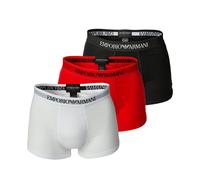 Emporio Armani Herren 111610cc722 Underwear, Mehrfarbig (Bianco/Rosso/Nero 23410), M EU