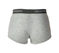 EMPORIO ARMANI Herren Boxer Shorts Vorteilspack - Mens Knit Trunk, Pure Cotton, uni Marine/Grau/Schwarz XL 3er Pack (1x3P)