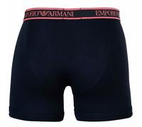 EMPORIO ARMANI Herren Boxershorts, 3er Pack - CORE LOGOBAND, Boxer, Stretch Cotton XXL Blau