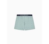 Emporio Armani Herren Boxershorts Classic Pattern Mix, grün, XL