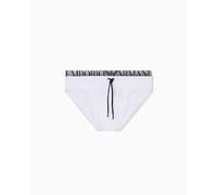 EMPORIO ARMANI Herren Logoband Slip Weiß M