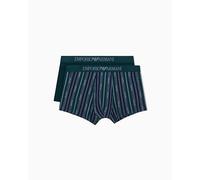 Emporio Armani Herren Classic Pattern Mix 2-Pack Trunk, Grün, L, grün, L