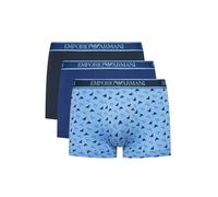Emporio Armani Herren CORE Logoband 3-Pack Boxer-Shorts, MAR/ST AZZUR/INCHIOS, S (3er Pack)
