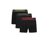 Emporio Armani Herren CORE Logoband 3-Pack Boxer-Shorts, Nero/Nero/Nero, XL