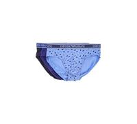 Emporio Armani Herren CORE Logoband 3-Pack Brief Slip, MAR/ST AZZUR/INCHIOS,
