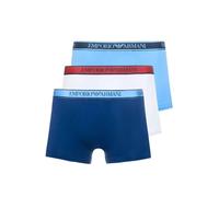 Emporio Armani Herren CORE Logoband 3-Pack Trunk Badehosen, Bianc/INCHIOS/AZZURR,