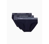 Emporio Armani Herren Core Logoband 3er-Pack Slip, Blau, M, blau, M