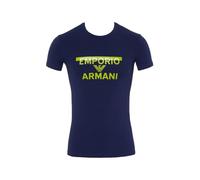 Emporio Armani Herren Emporio Armani Men's Crew Neck T-shirt Megalogo T Shirt, Ink, S EU