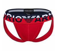 Emporio Armani Herren Emporio Armani Men's Jockstrap Megalogo Jock Strap, Rot, XL EU