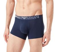 Emporio Armani Herren Emporio Armani Men's Rubber Pixel Logo Trunks, Marine, M EU