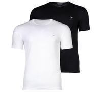 Emporio Armani Herren Endurance Crew Neck 2er Pack T-Shirt, schwarz/weiß, L
