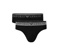 Emporio Armani Herren Endurance Slip, 2er-Pack, Schwarz, XL, Schwarz, XL