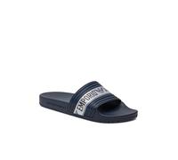 EMPORIO ARMANI Herren Hausschuhe mit Strandrutsche Beach Pool Beachwear Artikel XVPS06 XN999 Made in Italy Made in Italy, T637 Navy white avio, 42