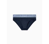 Emporio Armani Herren MEGALOGO Slip, Blau, S, blau, S