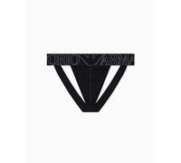 Emporio Armani Herren Megalogo Thong Tangahöschen, Schwarz, L