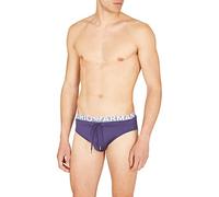 Emporio Armani Herren Men's Logo Band Low Swim Briefs, Eclipse, 50