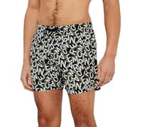 EMPORIO ARMANI Herren Mid Boxer Badehose, Small Ea Black/Climb, Verschiedene Größen