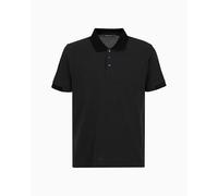 EMPORIO ARMANI Herren Polo Beachwear Shirt, Schwarz, XXL