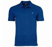 EMPORIO ARMANI Herren Poloshirt - ESSENTIAL, Pique, Regular Fit, Cotton Stretch Royalblau S