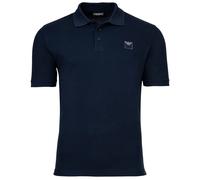 Poloshirt EMPORIO ARMANI "Poloshirt ESSENTIAL", Herren, Gr. M, blau, Obermaterial: 100% Baumwolle CO., Shirts (96877134-M) blau